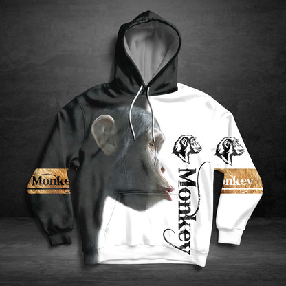 3D Monkey G5903 - All Over Print Unisex Hoodie