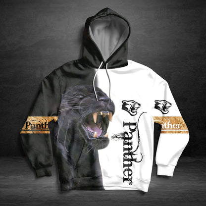 3D Panther G5903 - All Over Print Unisex Hoodie