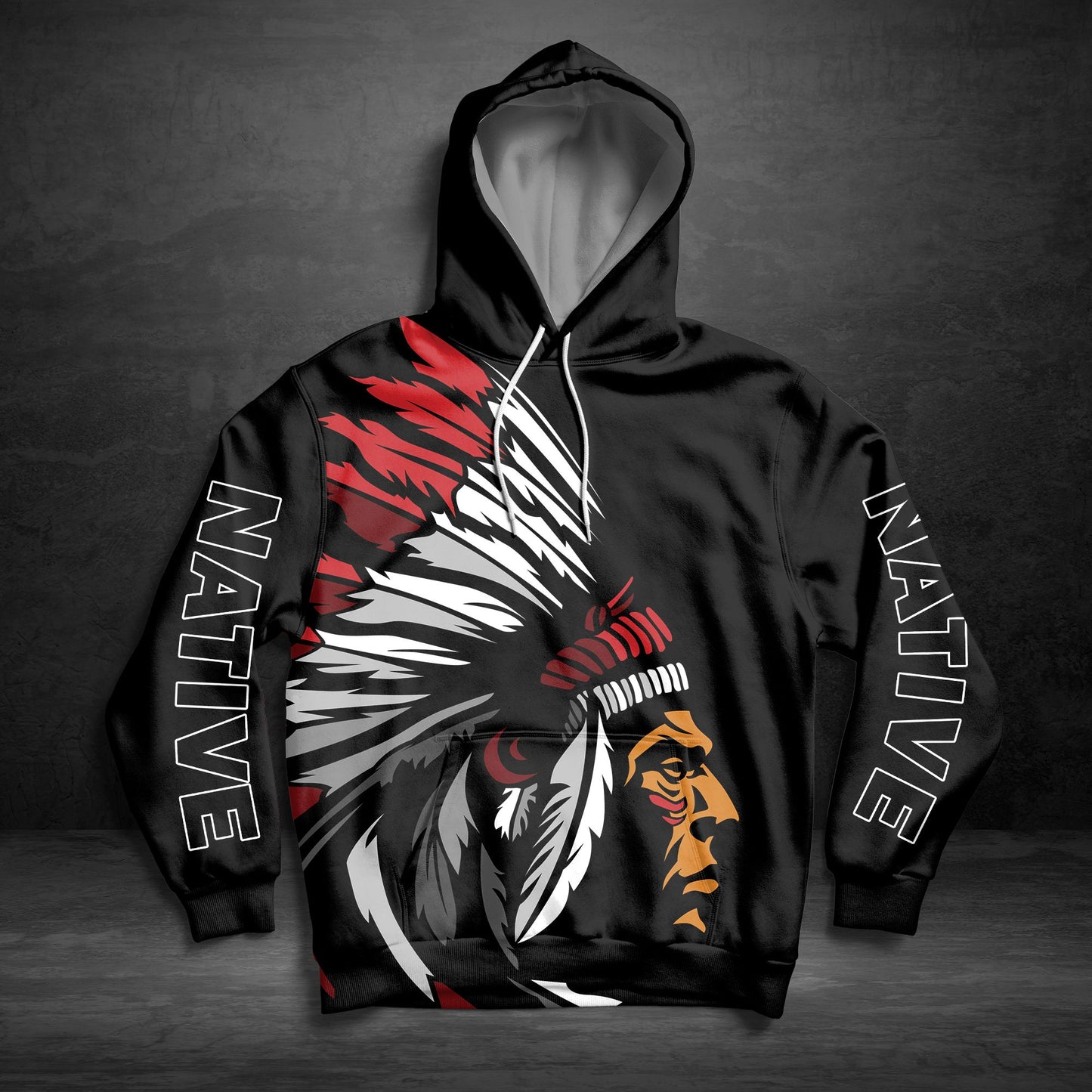Native American Pride G5903 unisex womens & mens, couples matching, friends, funny family sublimation 3D hoodie christmas holiday gifts (plus size available)