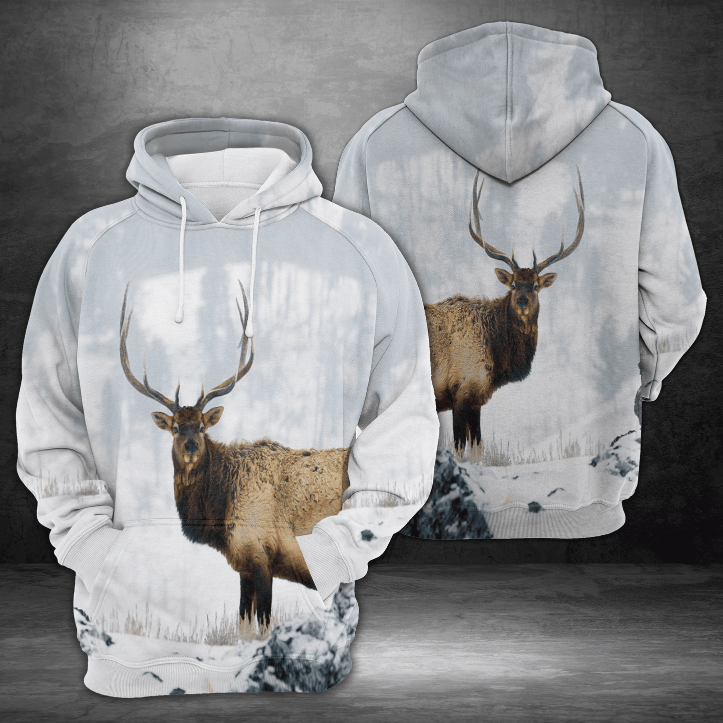 Amazing Deer HT31806 - All Over Print Unisex Hoodie