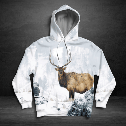 Amazing Deer HT31806 - All Over Print Unisex Hoodie