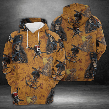 Pirates Skeleton HT01901 - All Over Print Unisex Hoodie