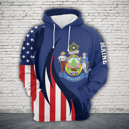 Amazing Maine HT01904 - All Over Print Unisex Hoodie