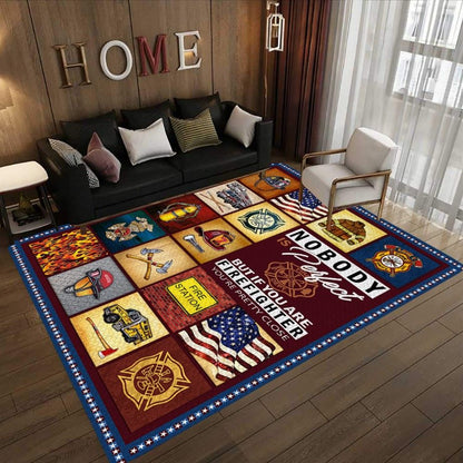 Firefighter Pretty Close D0309 Rectangle Rug