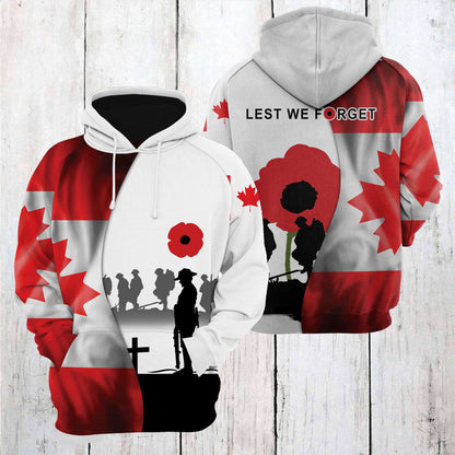 Lest We Forget T309 - All Over Print Unisex Hoodie