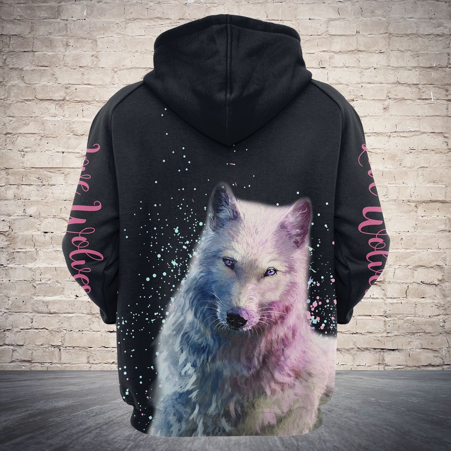 Just A Woman Who Love Wolves TG5904 - All Over Print Unisex Hoodie