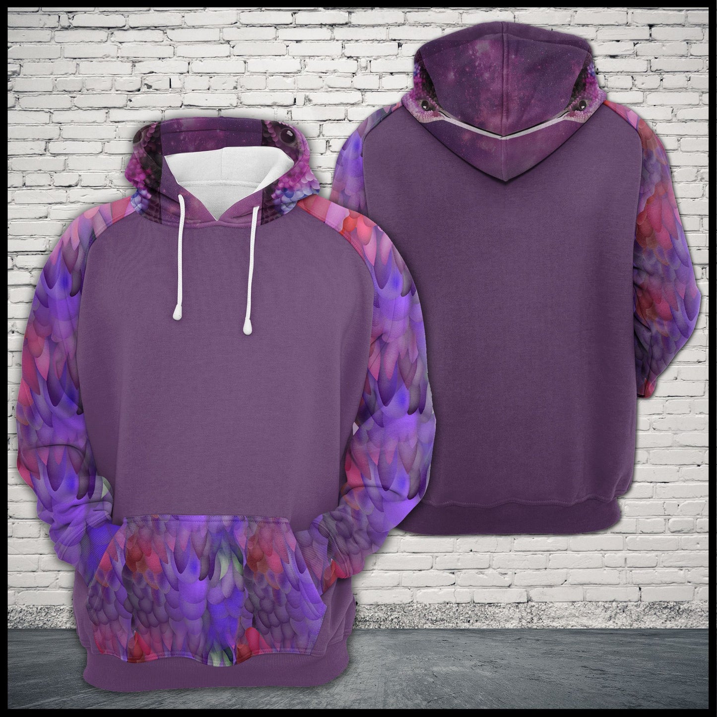 Hummingbird Feather T409 - All Over Print Unisex Hoodie