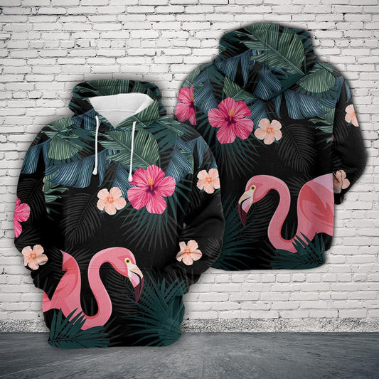 Tropical Flamingo H1915 - All Over Print Unisex Hoodie