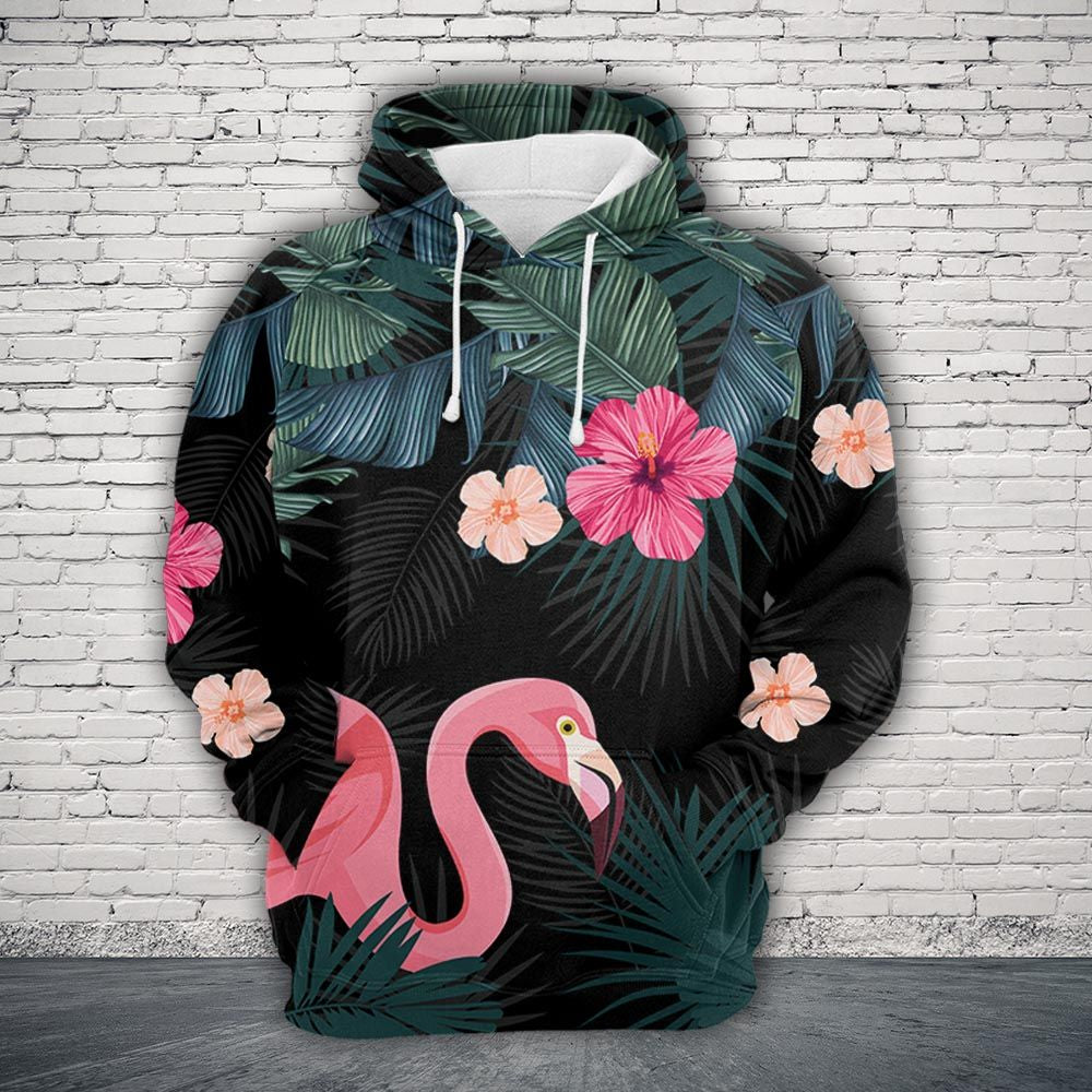 Tropical Flamingo H1915 - All Over Print Unisex Hoodie