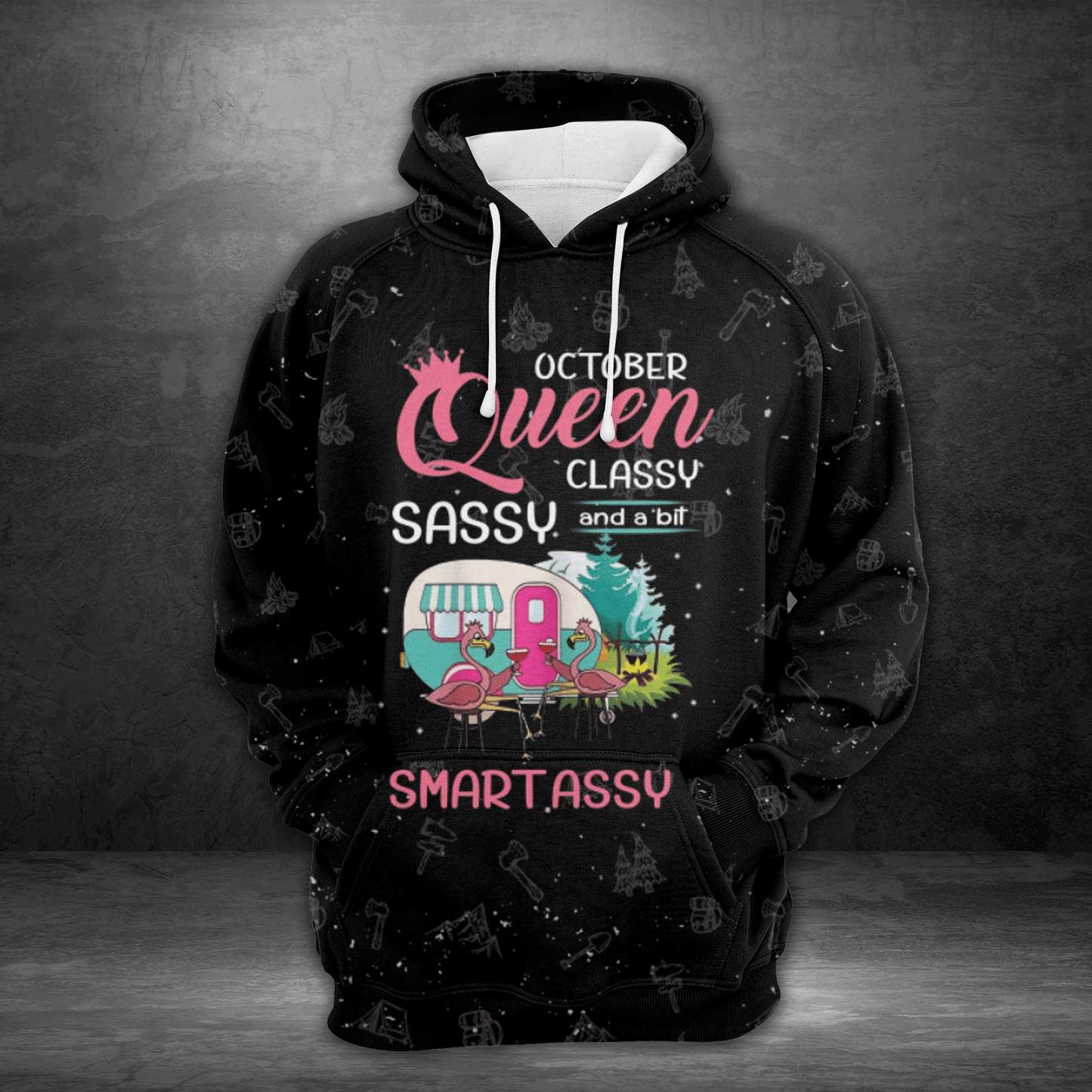 Camping Queen HT02905 - All Over Print Unisex Hoodie
