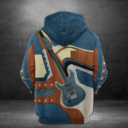 Electric Guitar HT02906 - All Over Print Unisex Hoodie