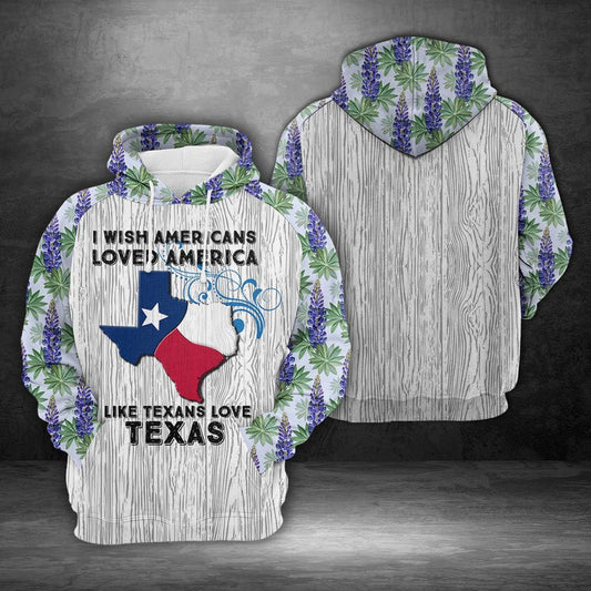 Texas Lover H4909 - All Over Print Unisex Hoodie