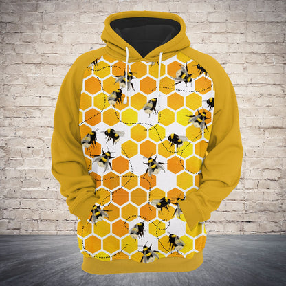 Beehive Pattern G5907 - All Over Print Unisex Hoodie