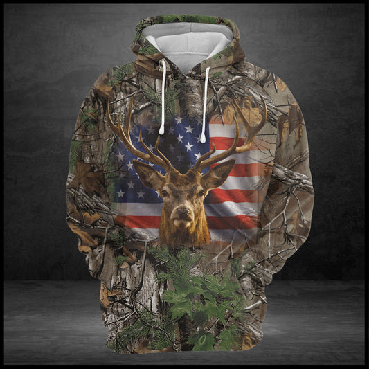 Camo Deer G5907 - All Over Print Unisex Hoodie