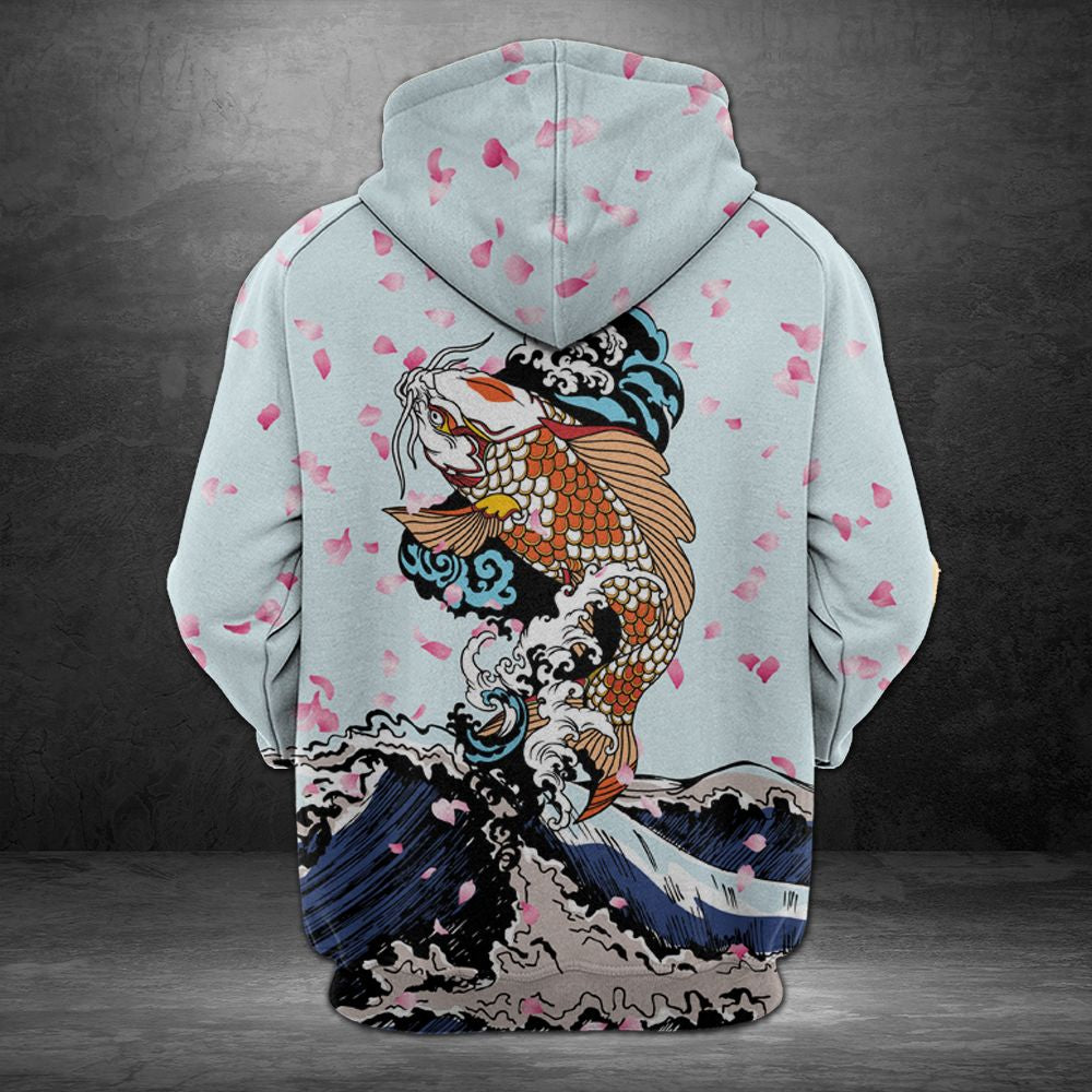 Amazing Koi HT04905 - All Over Print Unisex Hoodie