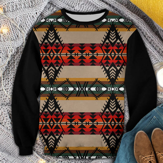 Native American Pattern T709 - All Over Print Unisex Sweater