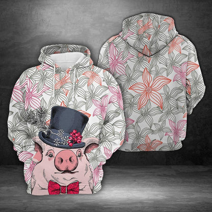 Cute Pig H4922 - All Over Print Unisex Hoodie