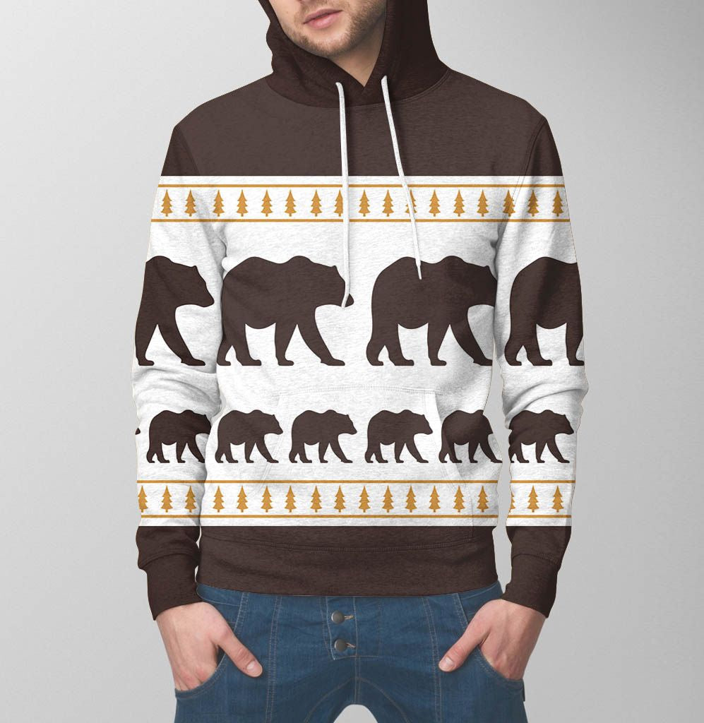 Amazing Bear H7906 - All Over Print Unisex Hoodie