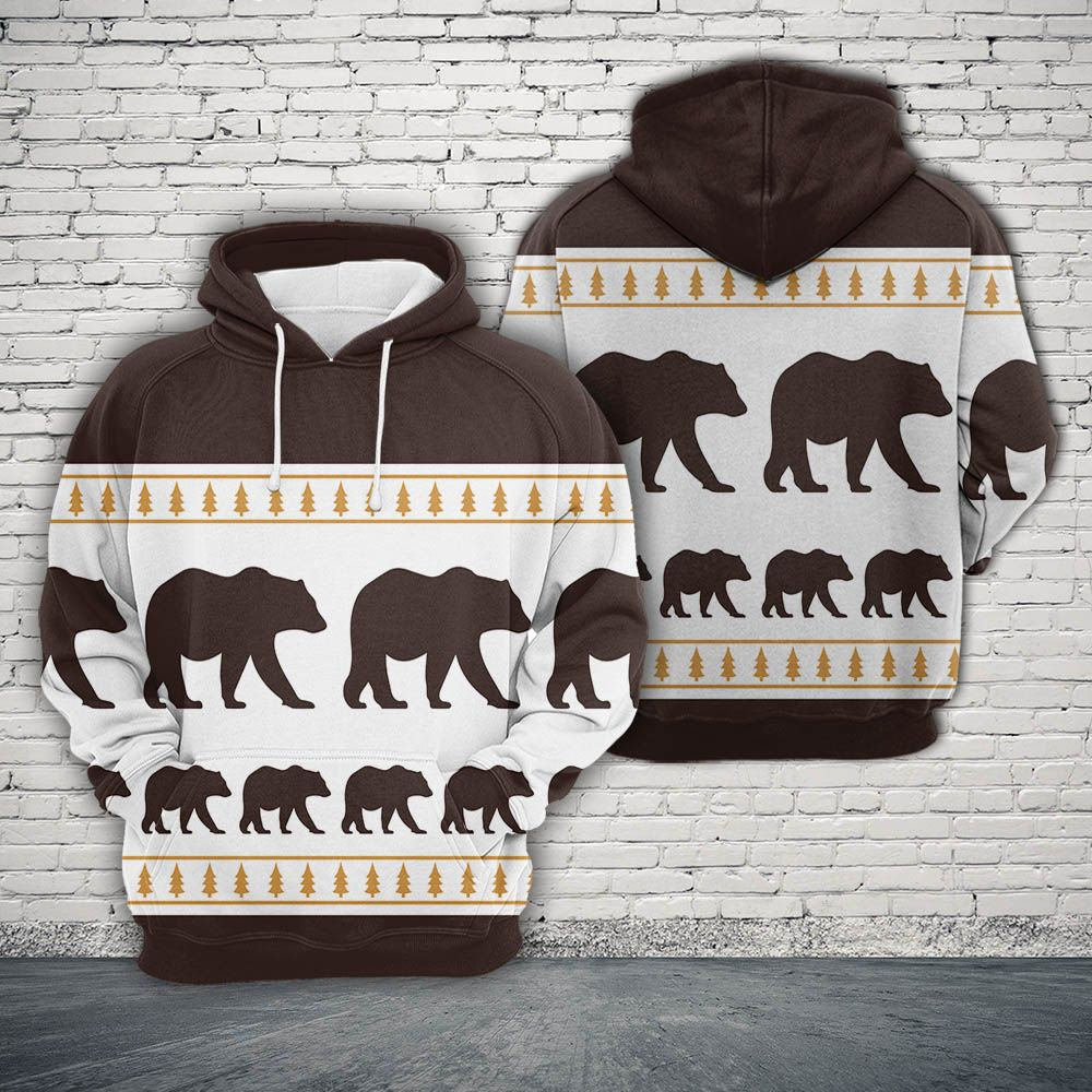 Amazing Bear H7906 - All Over Print Unisex Hoodie