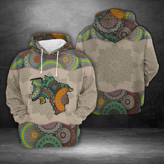 Awesome Lower Saxony Mandala H7934 - All Over Print Unisex Hoodie