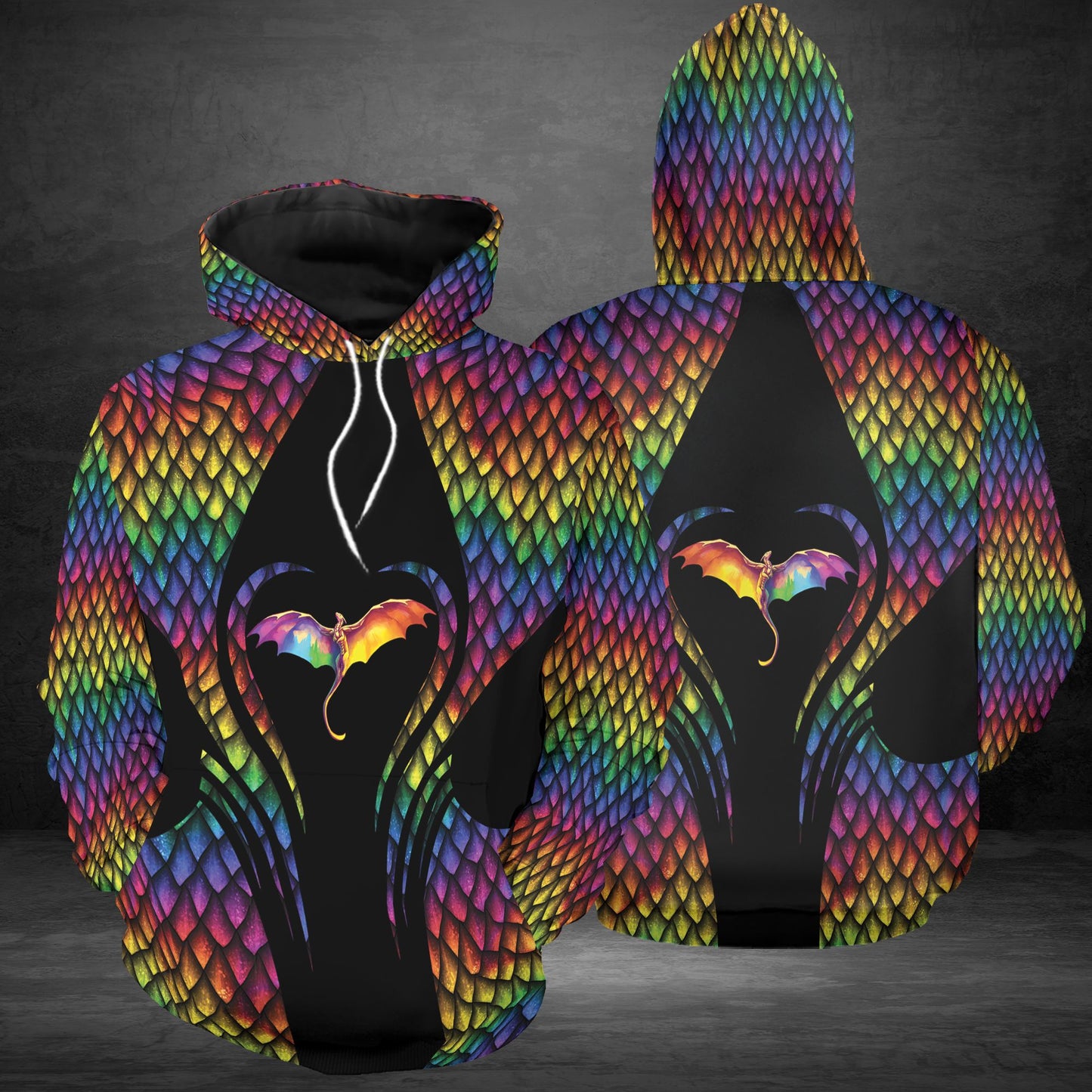 3D Dragon G5907 - All Over Print Unisex Hoodie