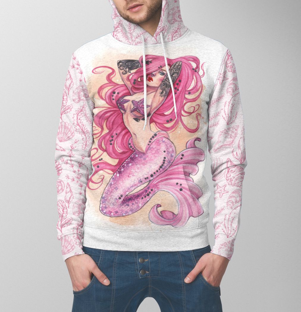 Mermaid H7910 - All Over Print Unisex Hoodie