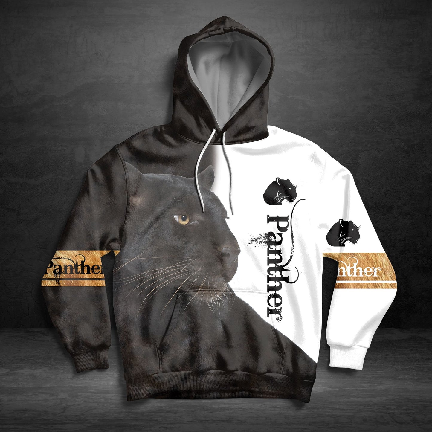 3D Panther G5907 - All Over Print Unisex Hoodie