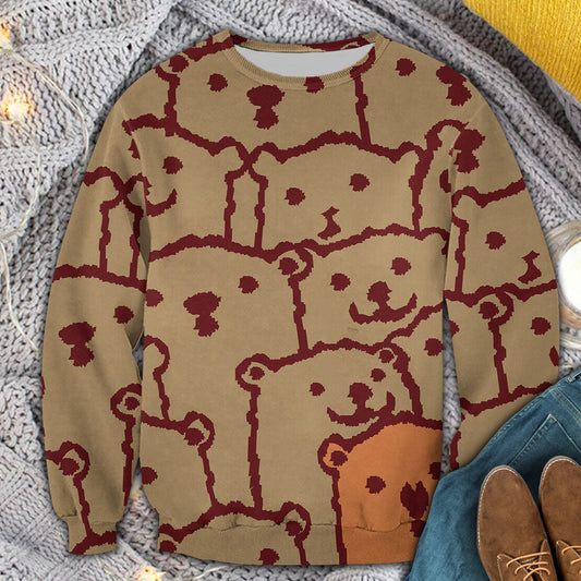 Bear Cute T709 - All Over Print Unisex Sweater
