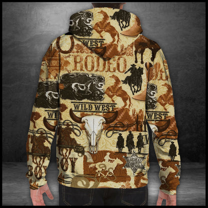 Rodeo Cowboy T809 - All Over Print Unisex Hoodie