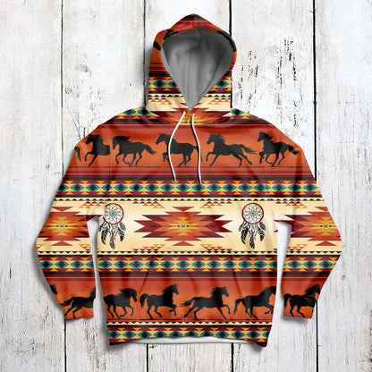 Native Horse H7927 - All Over Print Unisex Hoodie