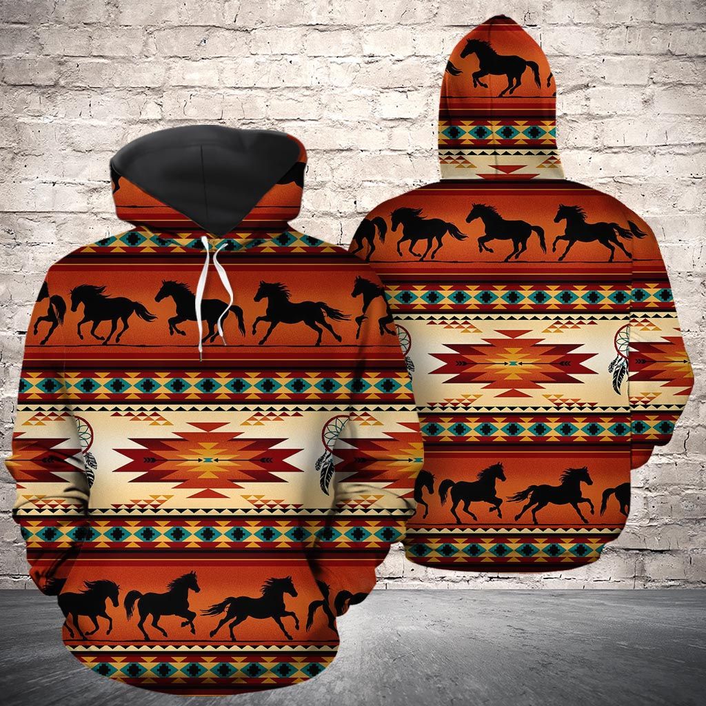 Native Horse H7927 - All Over Print Unisex Hoodie