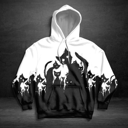 Black Cat Nightmare H7926 - All Over Print Unisex Hoodie