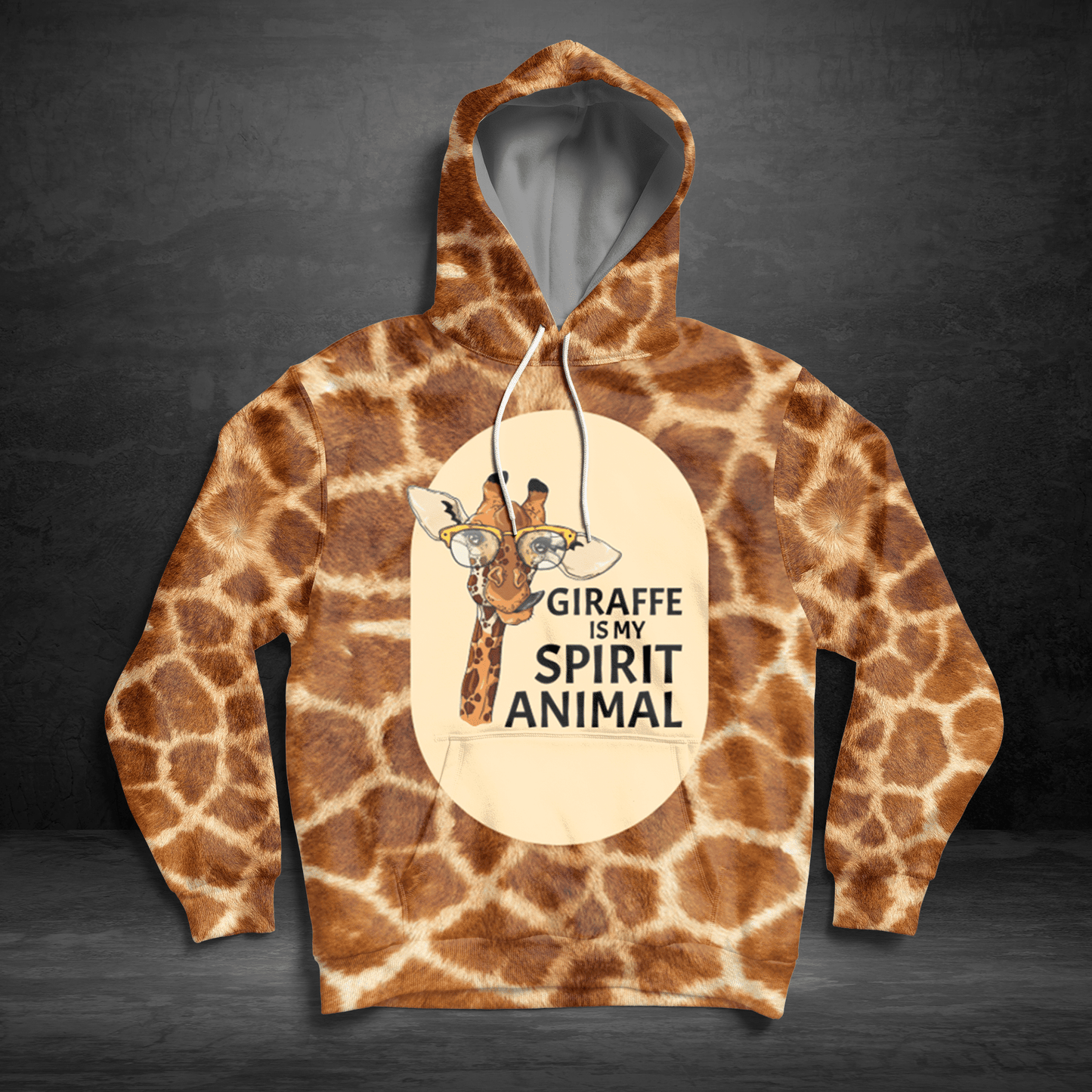 Giraffe H8906 - All Over Print Unisex Hoodie