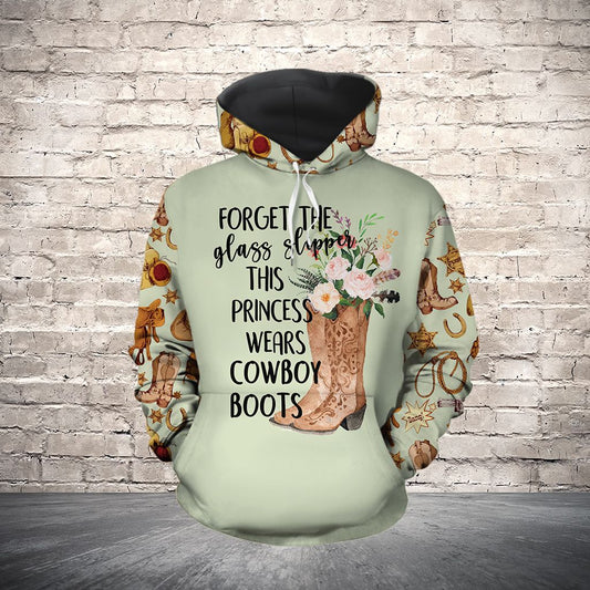 This Princess Wear Cowboy Boots TG5909 - All Over Print Unisex Hoodie