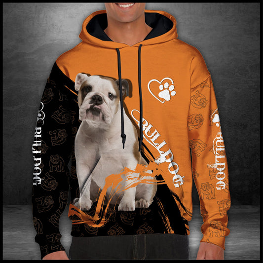 Bulldog Autumn T909 - All Over Print Unisex Hoodie