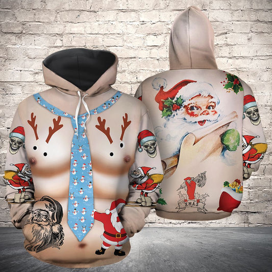 Christmas Muscle G5909 - All Over Print Unisex Hoodie