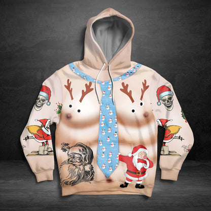 Christmas Muscle G5909 - All Over Print Unisex Hoodie