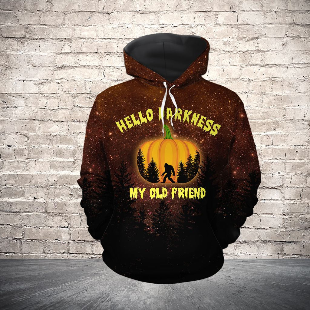 Hello My Darkness My Old Friend Bigfoot G5910 - All Over Print Unisex Hoodie