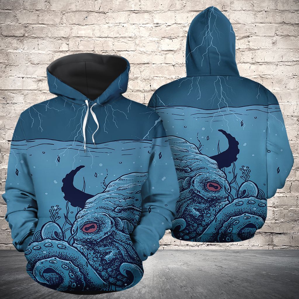 Octopus Underwater World G5910 - All Over Print Unisex Hoodie