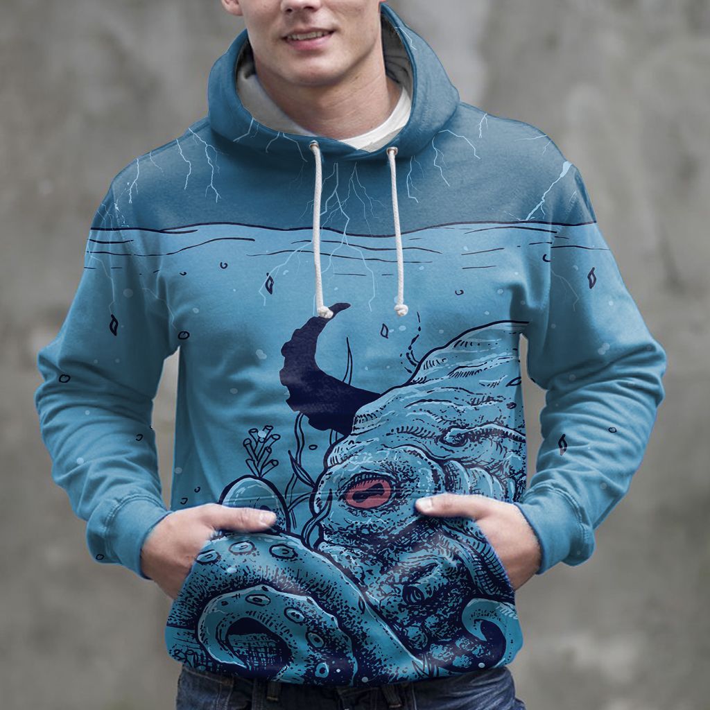Octopus Underwater World G5910 - All Over Print Unisex Hoodie