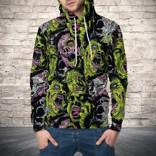 Zombie Costume G5910 - All Over Print Unisex Hoodie