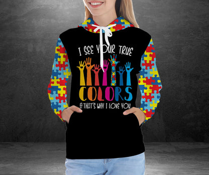 Autism Awareness TG5910 - All Over Print Unisex Hoodie unisex womens & mens, couples matching, friends, funny family christmas holiday hoodie gifts (plus size available)