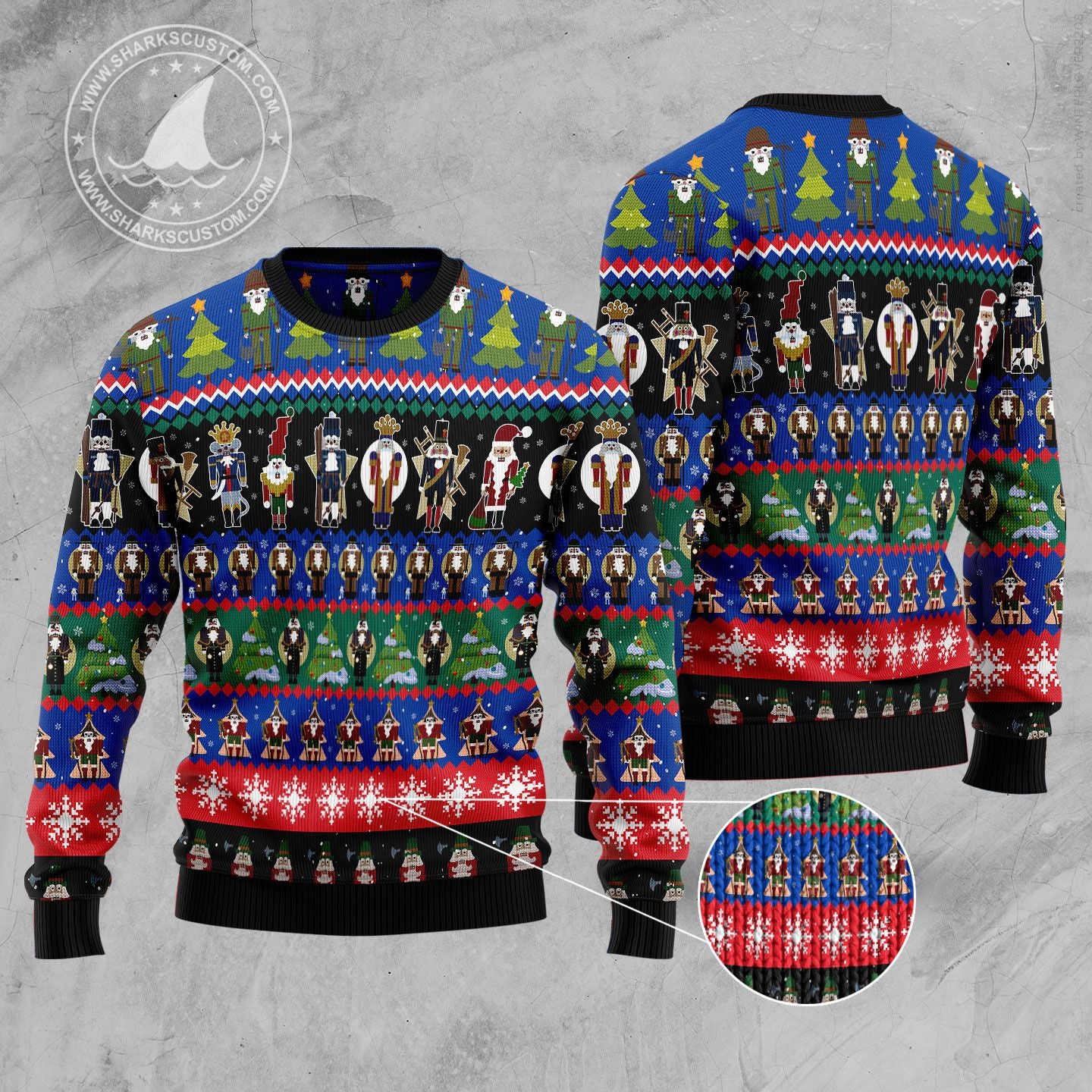 Nutcracker Cute Christmas T229 - All Over Print Ugly Christmas Sweater