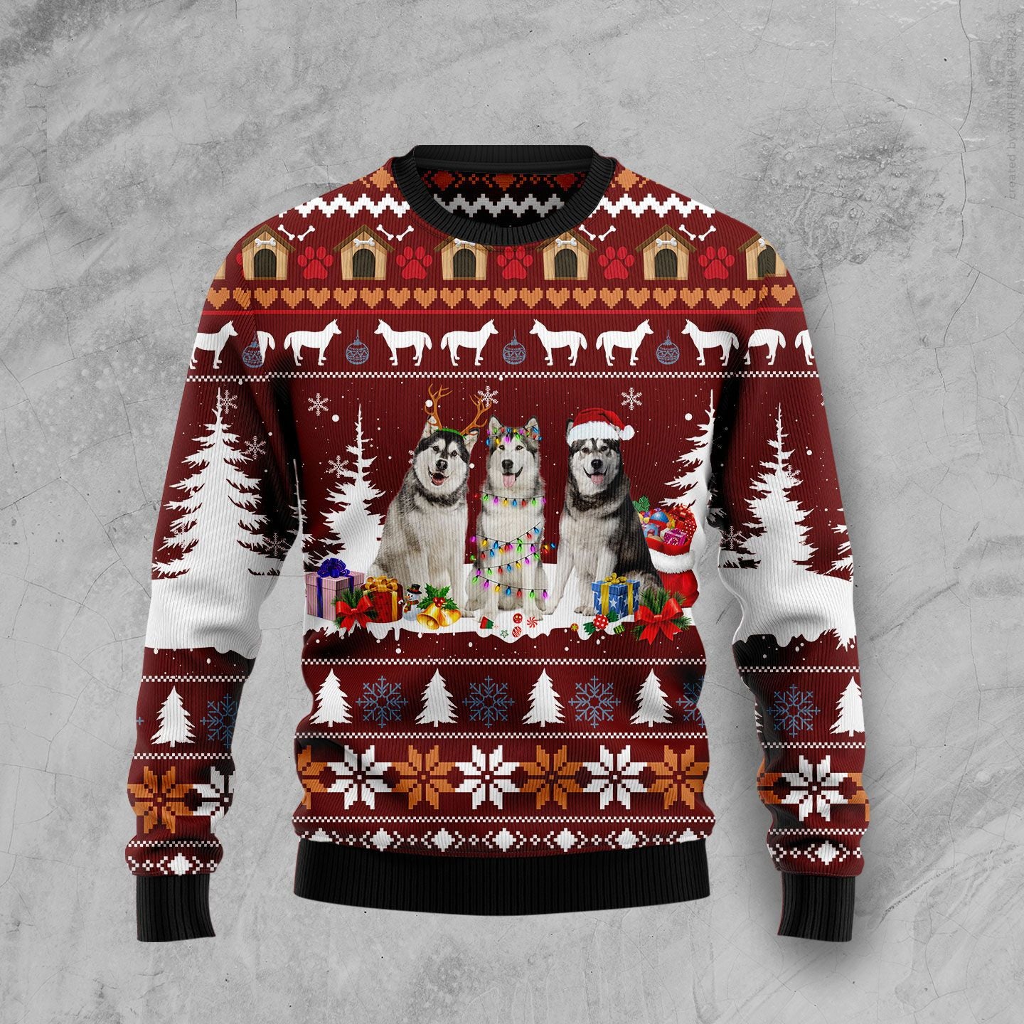 Cute Alaskan HZ92315 Ugly Christmas Sweater