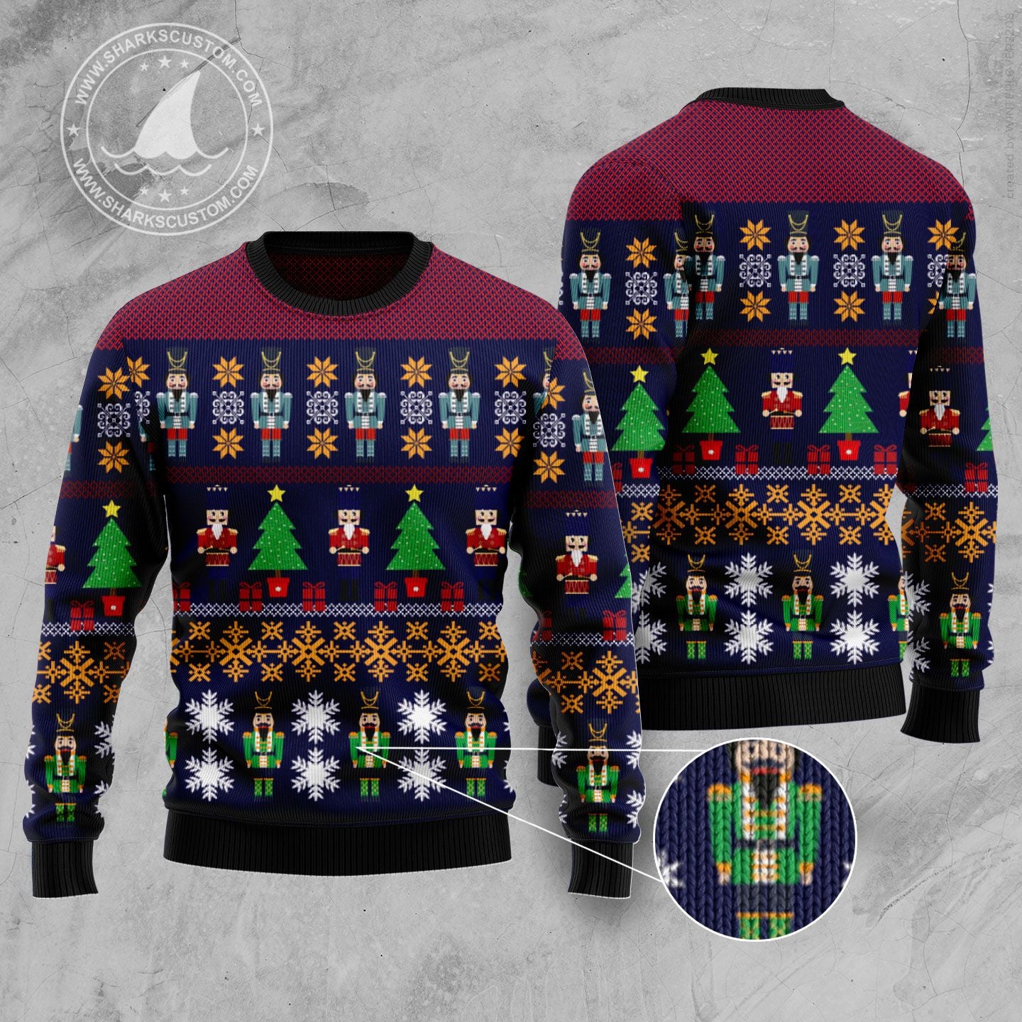 Nutcracker HZ92408 Ugly Christmas Sweater