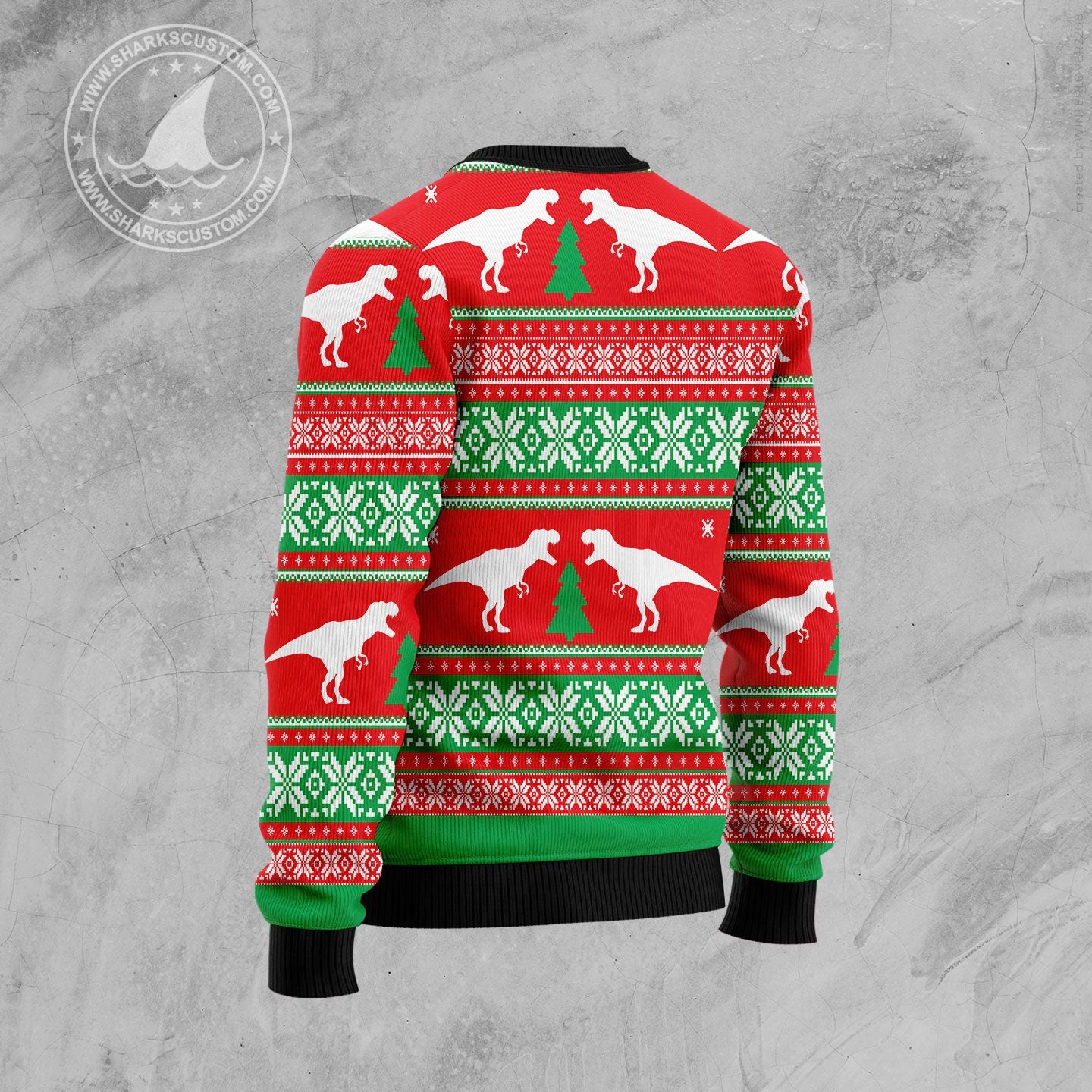 T-rex Tree Christmas T239 Ugly Christmas Sweater