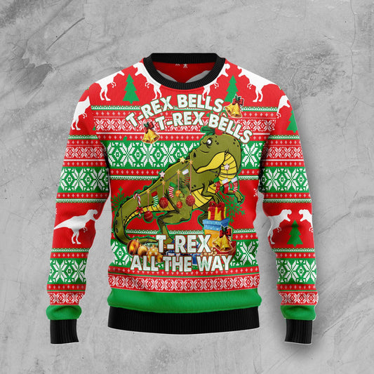 T-rex Tree Christmas T239 Ugly Christmas Sweater