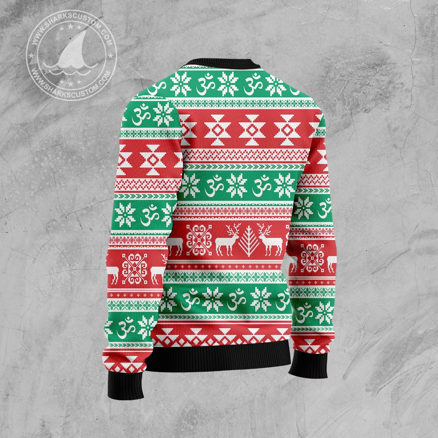Flamingo Yoga Christmas T239 Ugly Christmas Sweater