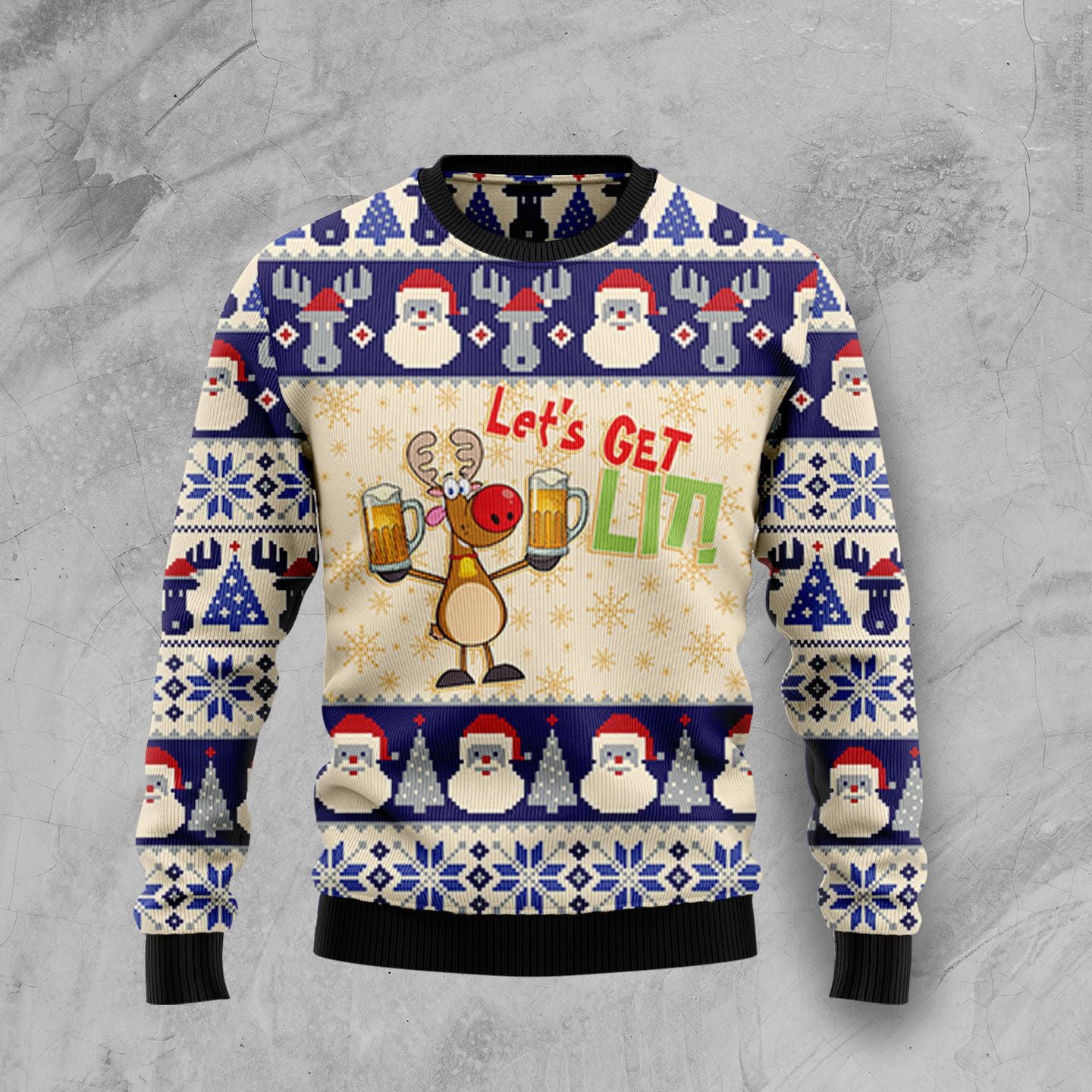 Beer HT92304 Ugly Christmas Sweater unisex womens & mens, couples matching, friends, funny family sweater gifts (plus size available)