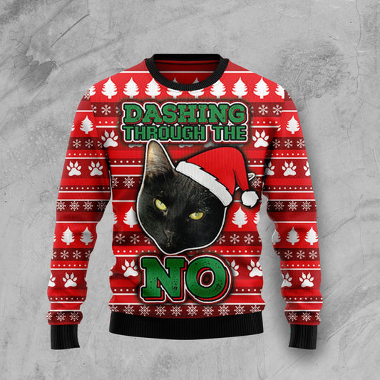 Black Cat HT92307 Ugly Christmas Sweater